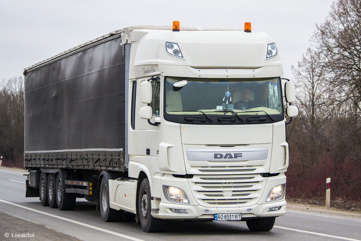 Закарпатская область, № АО 8531 ВТ — DAF XF Euro6 FT