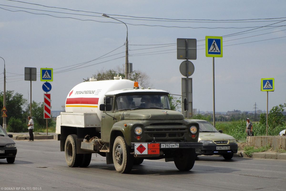 Волгоградская область, № Т 392 ЕМ 34 — ЗИЛ-130 (общая модель)