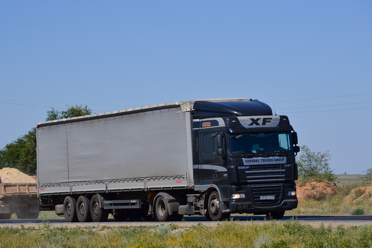 Ульяновская область, № А 834 СР 73 — DAF XF105 FT