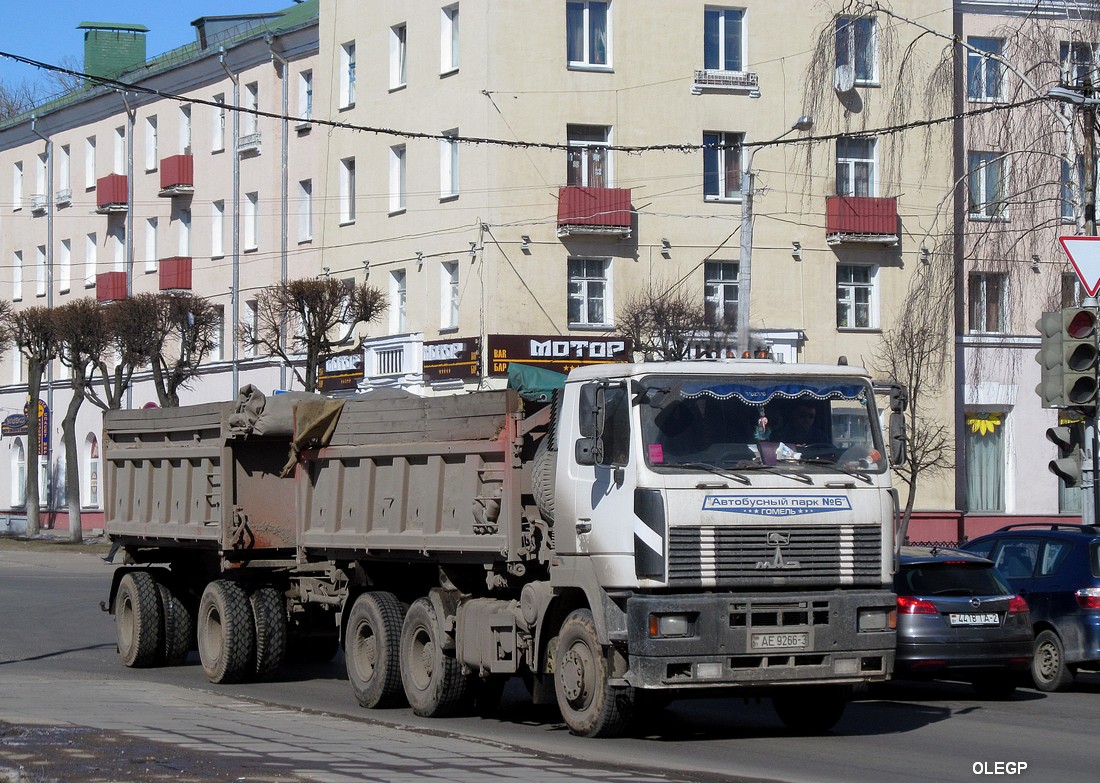 Гомельская область, № АЕ 9266-3 — МАЗ-6501 (общая модель)