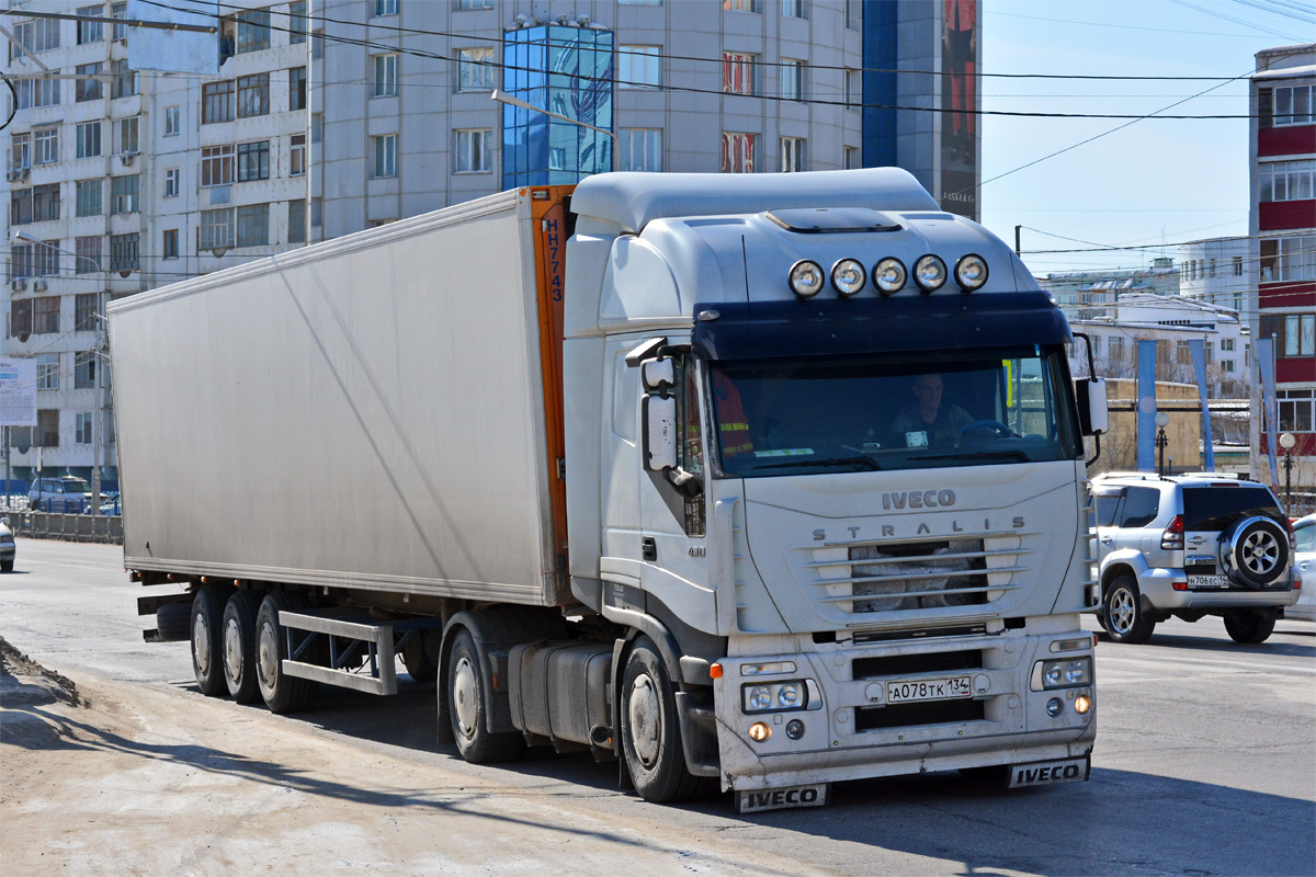 Волгоградская область, № А 078 ТК 134 — IVECO Stralis ('2002) 430