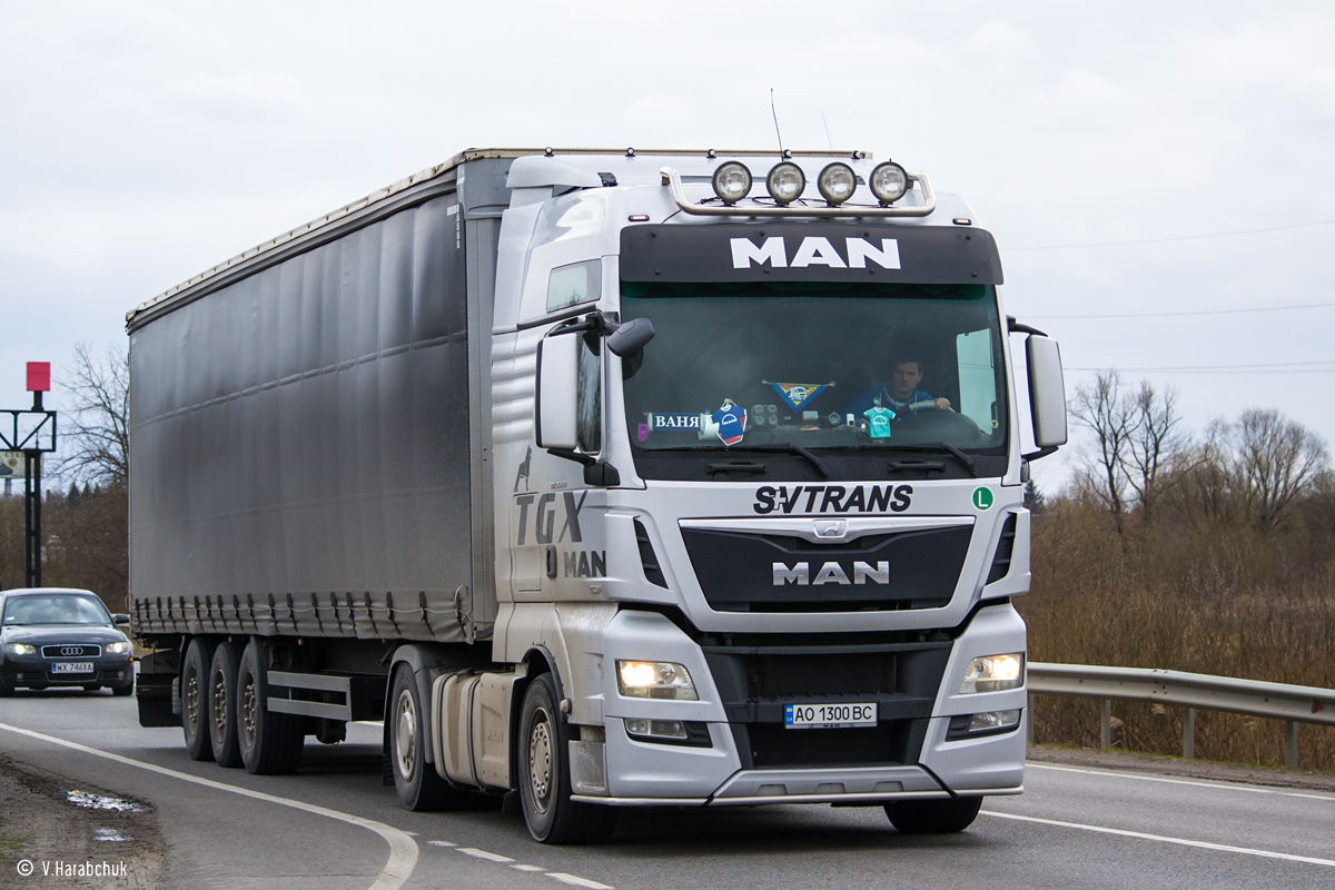 Закарпатская область, № АО 1300 ВС — MAN TGX ('2012) 18.440