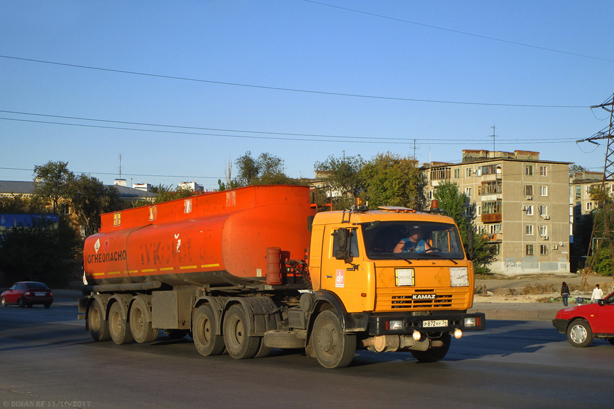 Волгоградская область, № Р 872 НУ 34 — КамАЗ-65116-N3