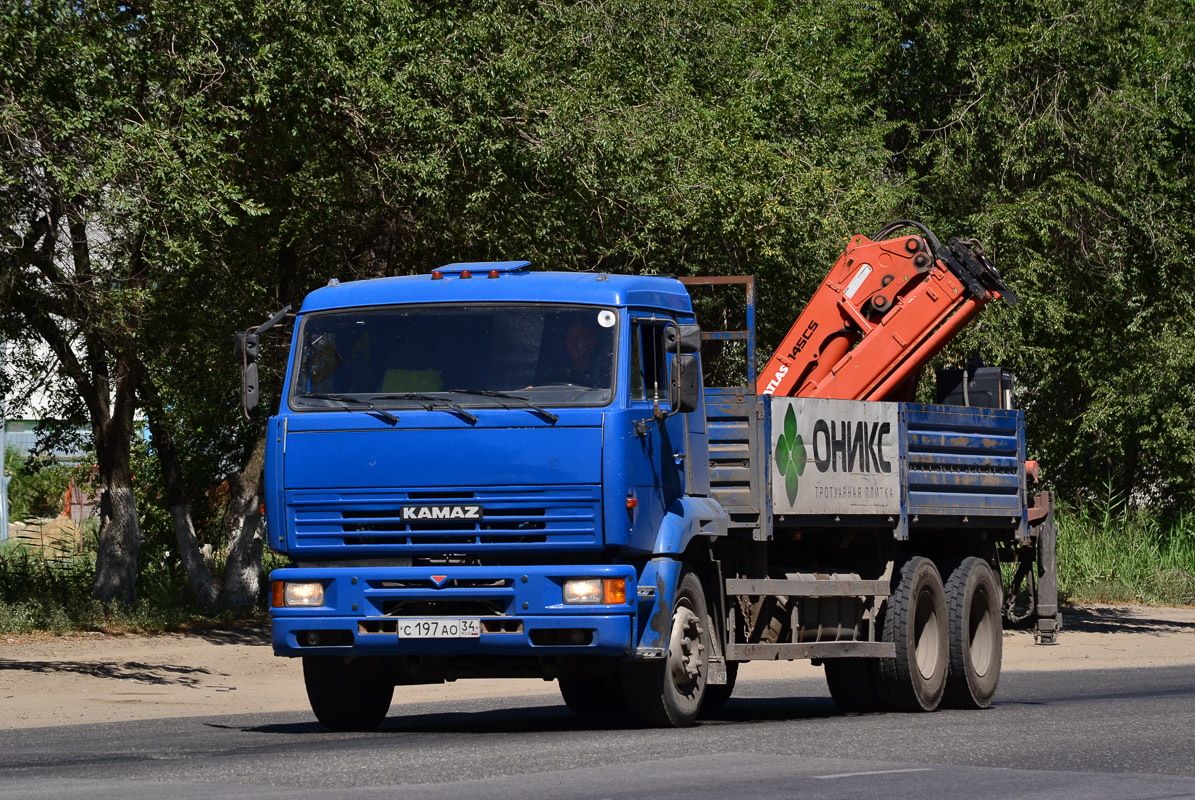 Волгоградская область, № С 197 АО 34 — КамАЗ-65117-62