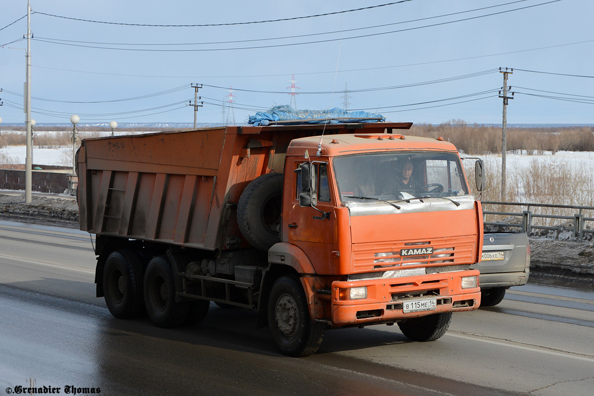 Саха (Якутия), № В 115 МЕ 14 — КамАЗ-6520-06 [65200F]