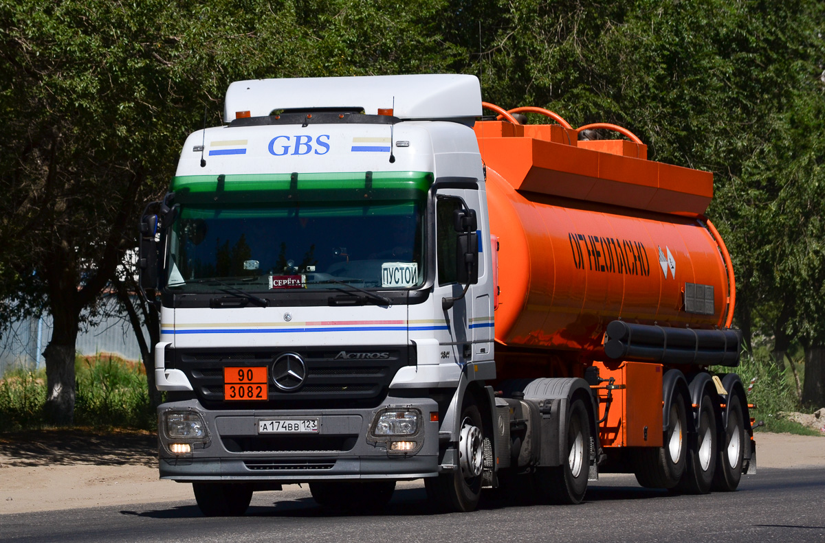 Краснодарский край, № А 174 ВВ 123 — Mercedes-Benz Actros ('2003) 1841