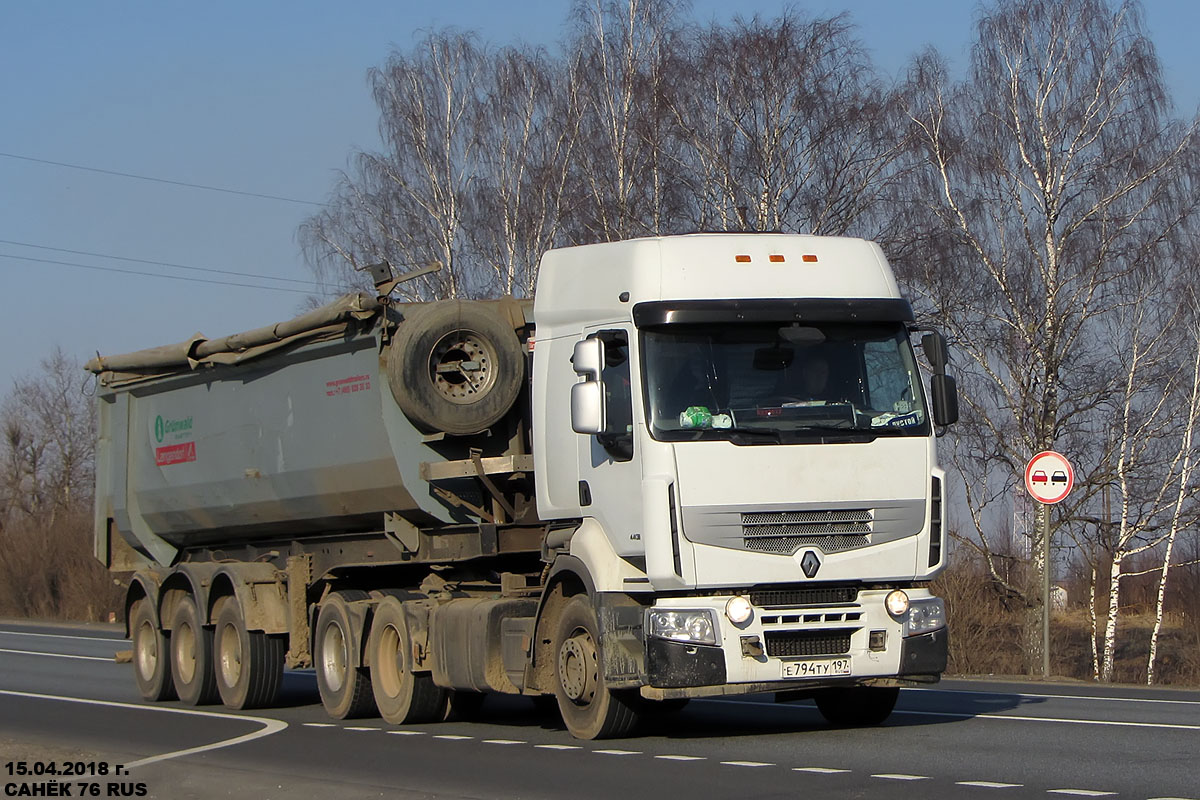 Москва, № Е 794 ТУ 197 — Renault Premium Lander [X9P]