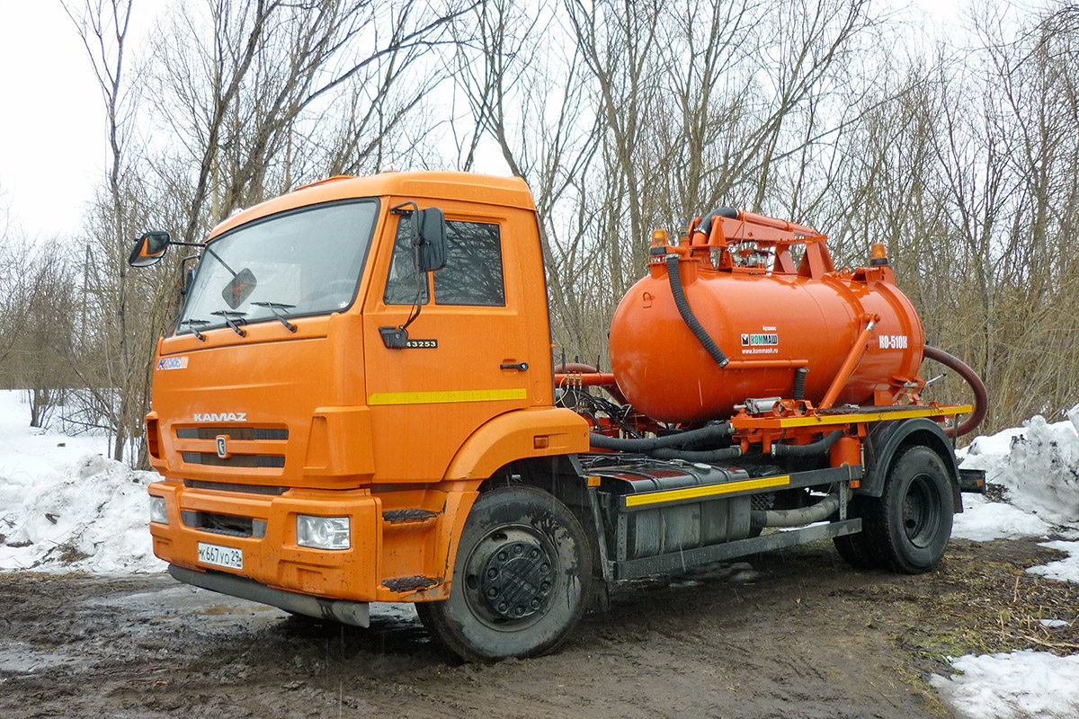 Архангельская область, № К 667 УО 29 — КамАЗ-43253-H3