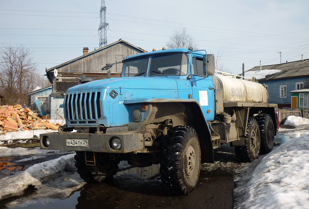 Архангельская область, № Н 434 ТУ 29 — Урал-4320-41