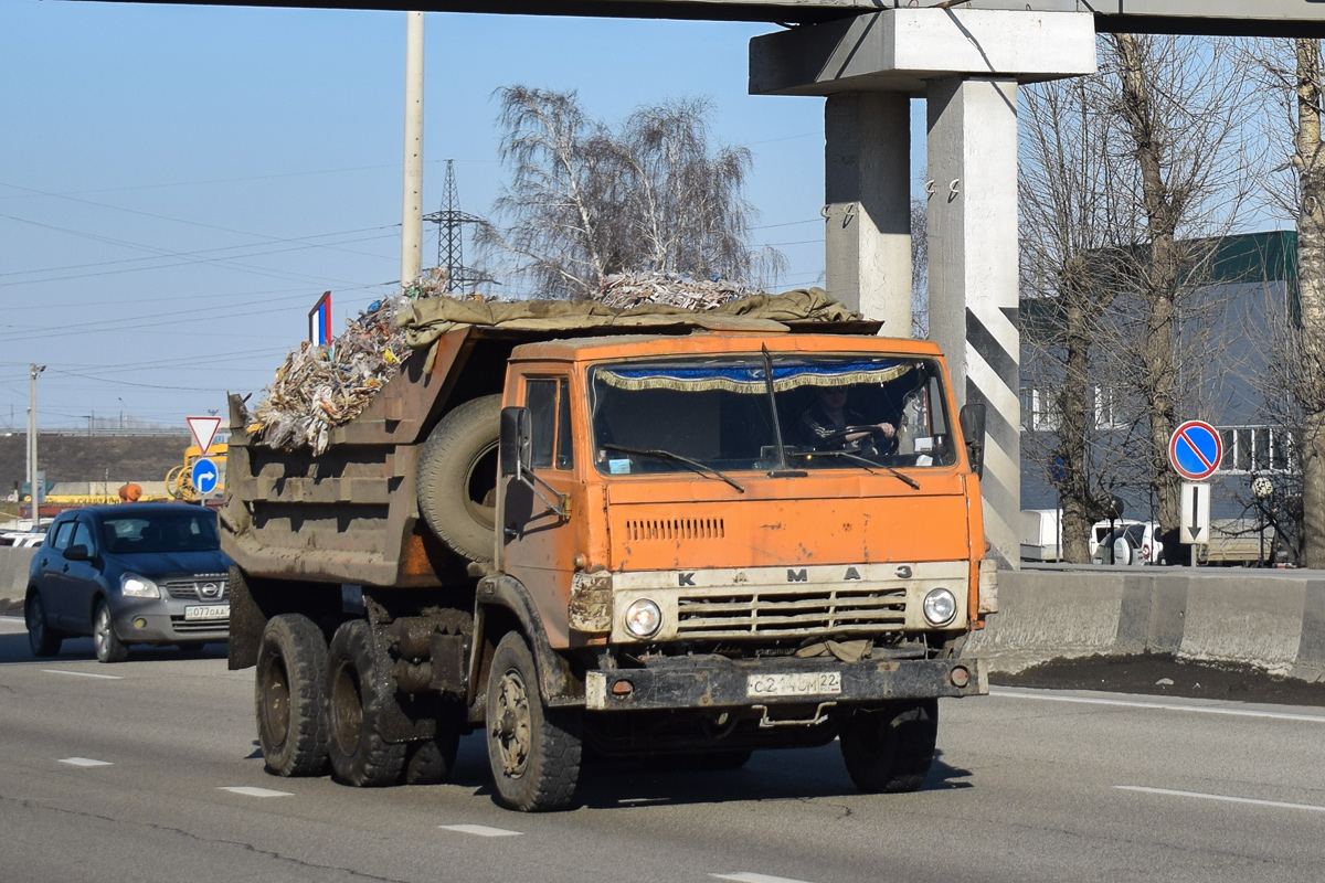 Алтайский край, № С 214 ОМ 22 — КамАЗ-55111 [551110]