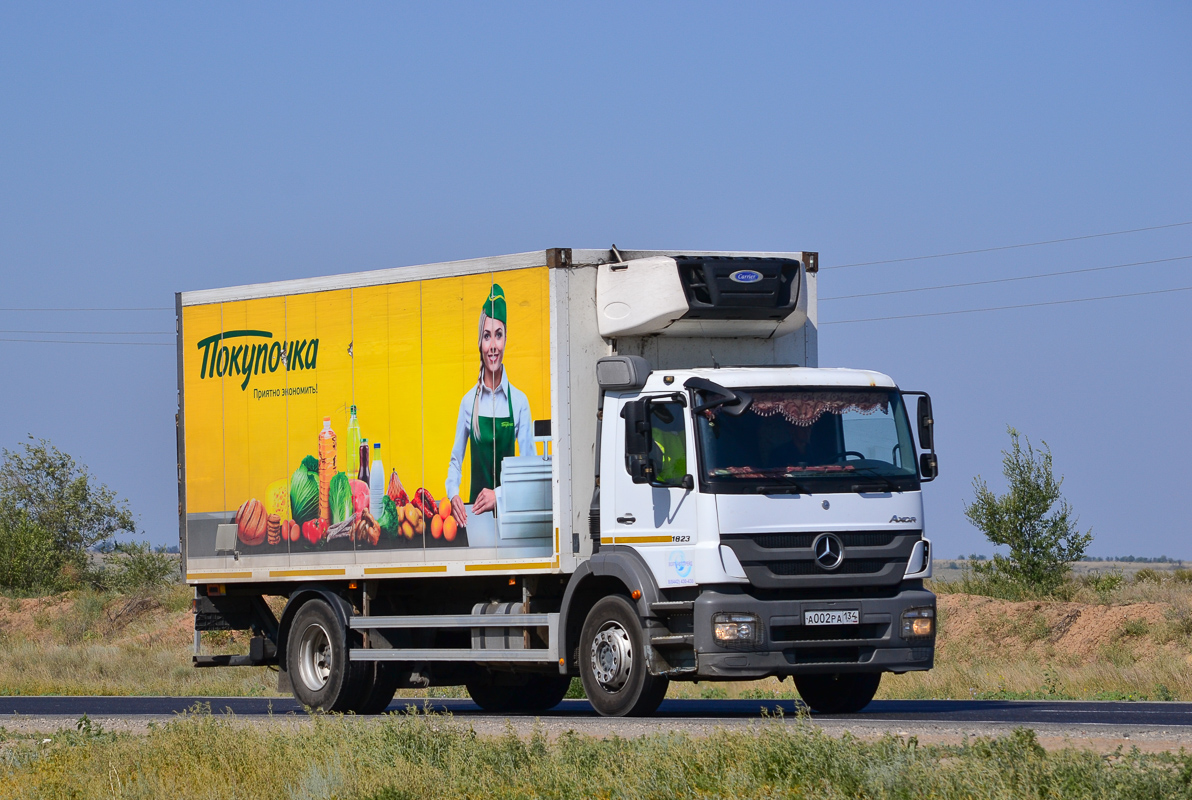 Волгоградская область, № А 002 РА 134 — Mercedes-Benz Axor 1823