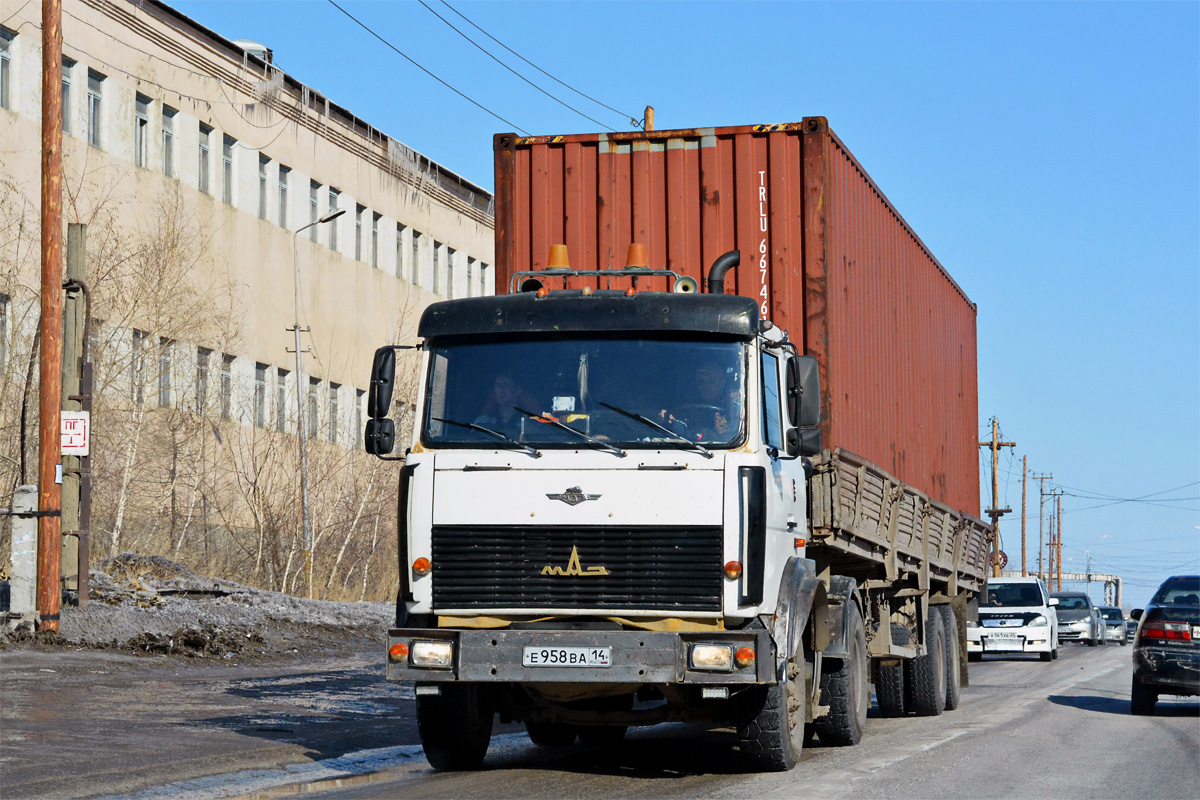 Саха (Якутия), № Е 958 ВА 14 — МАЗ-5432 (общая модель)