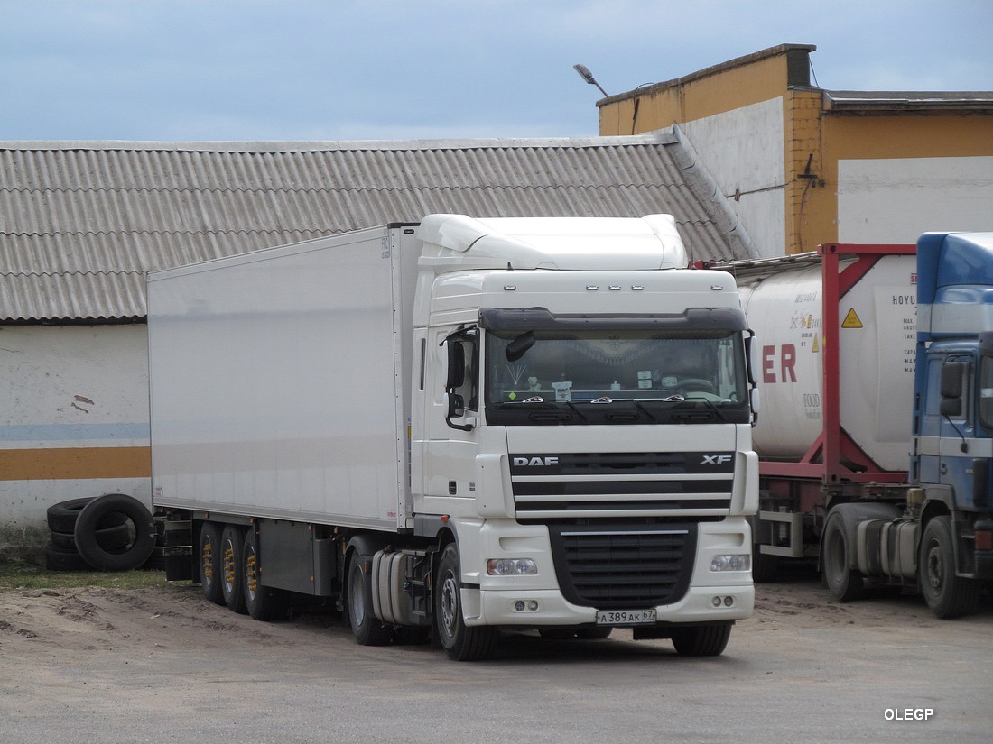 Смоленская область, № А 389 АК 67 — DAF XF105 FT