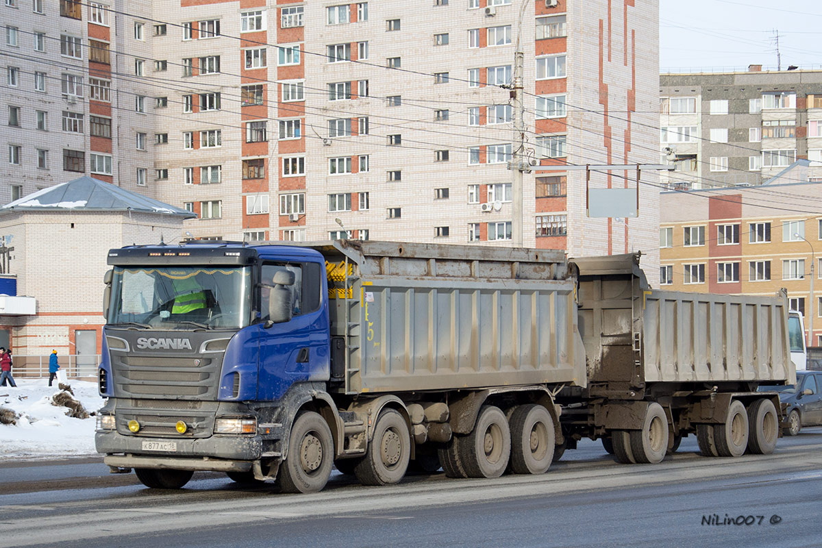 Удмуртия, № К 877 АС 18 — Scania ('2009) R500