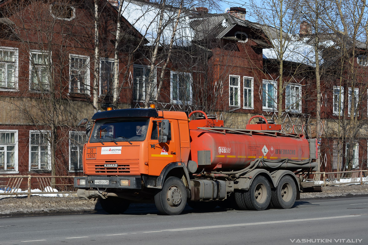 Архангельская область, № К 400 ОО 29 — КамАЗ-65115-62