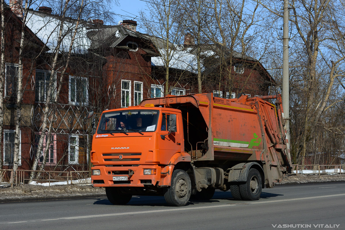 Архангельская область, № М 752 ЕМ 29 — КамАЗ-53605-A4