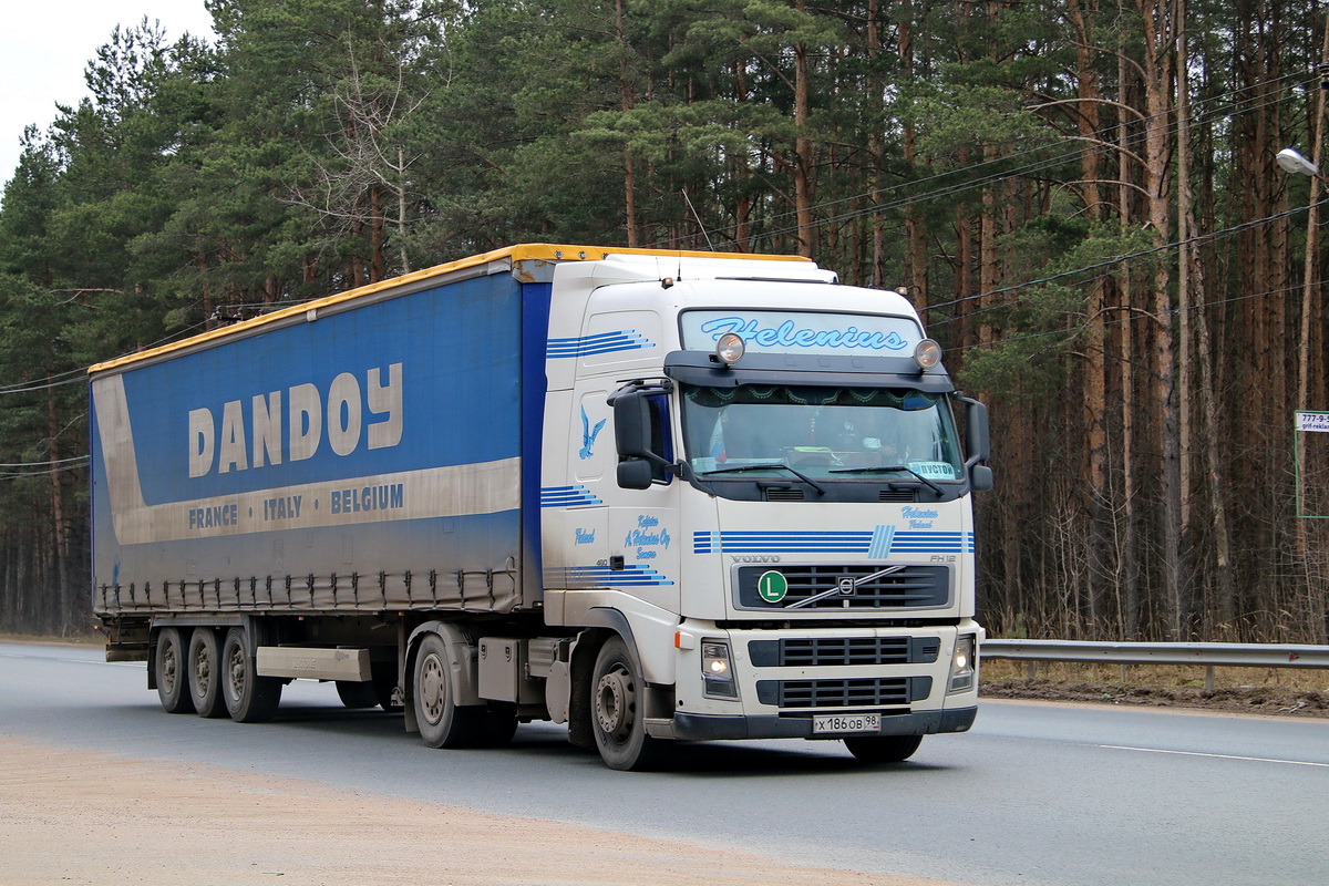 Санкт-Петербург, № Х 186 ОВ 98 — Volvo ('2002) FH12.460