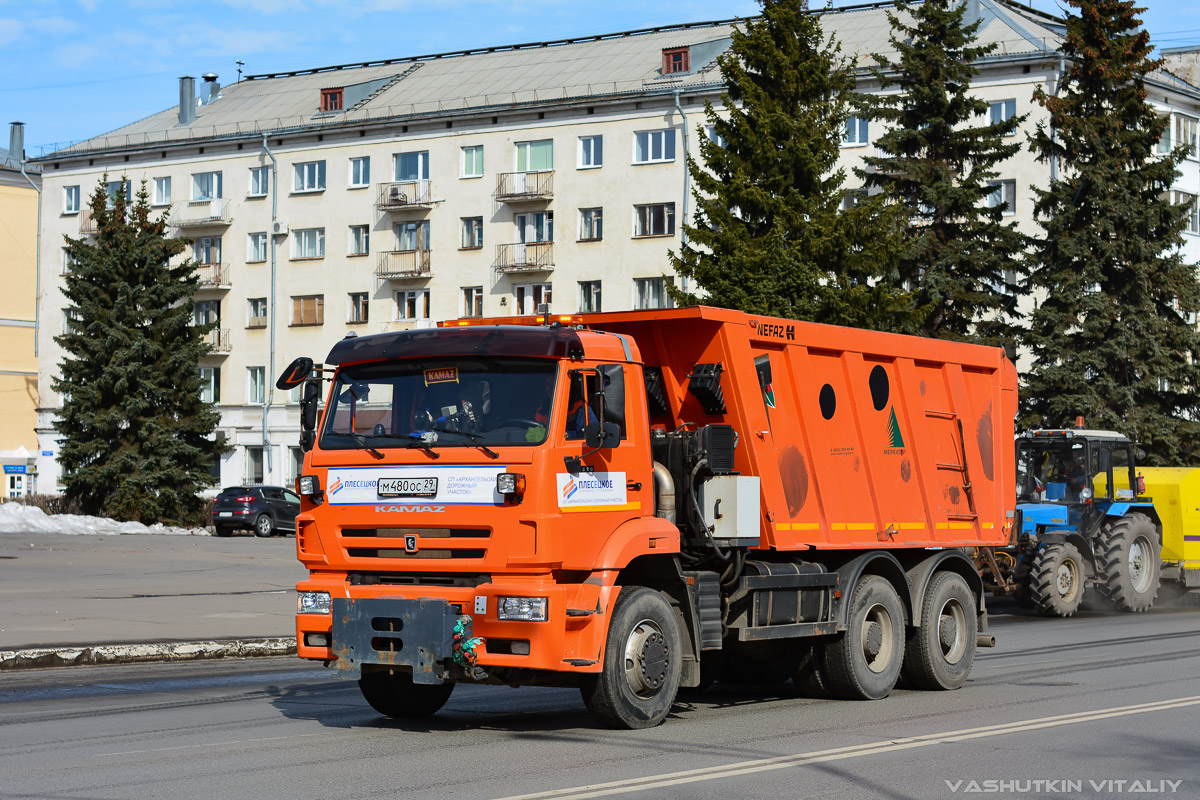 Архангельская область, № М 480 ОС 29 — КамАЗ-6520-43