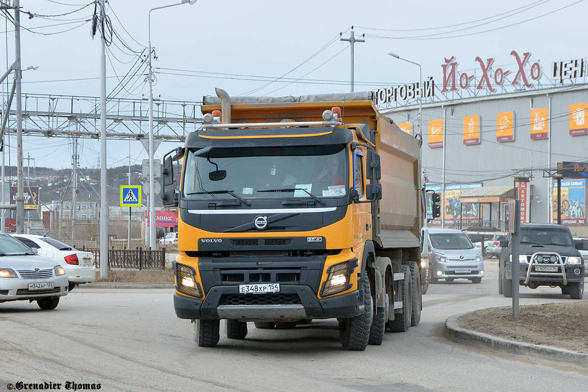 Саха (Якутия), № Е 348 ХР 154 — Volvo ('2013) FMX.460 [X9P]