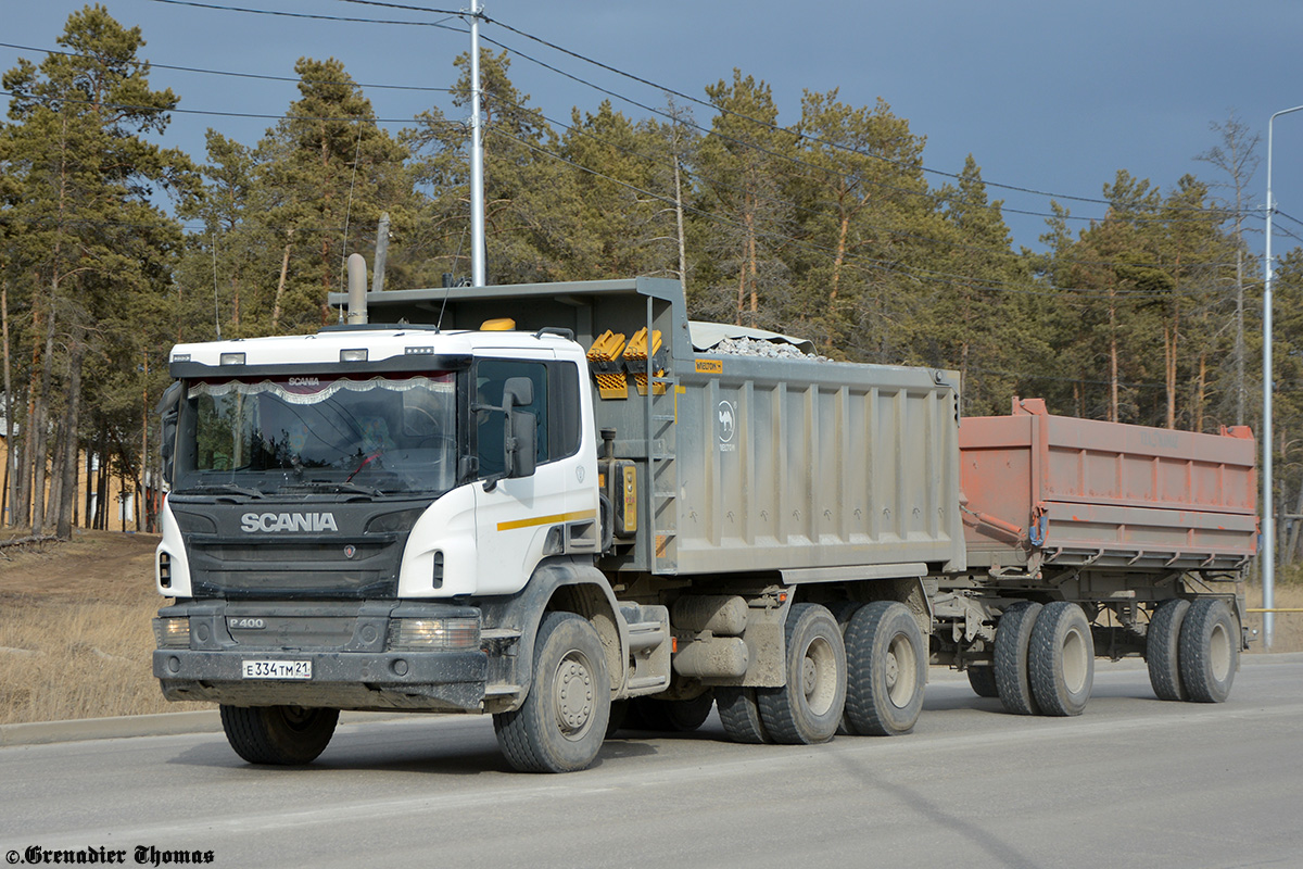 Чувашия, № Е 334 ТМ 21 — Scania ('2011) P400