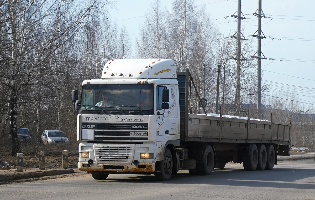 Смоленская область, № С 344 МК 67 — DAF 95XF FT