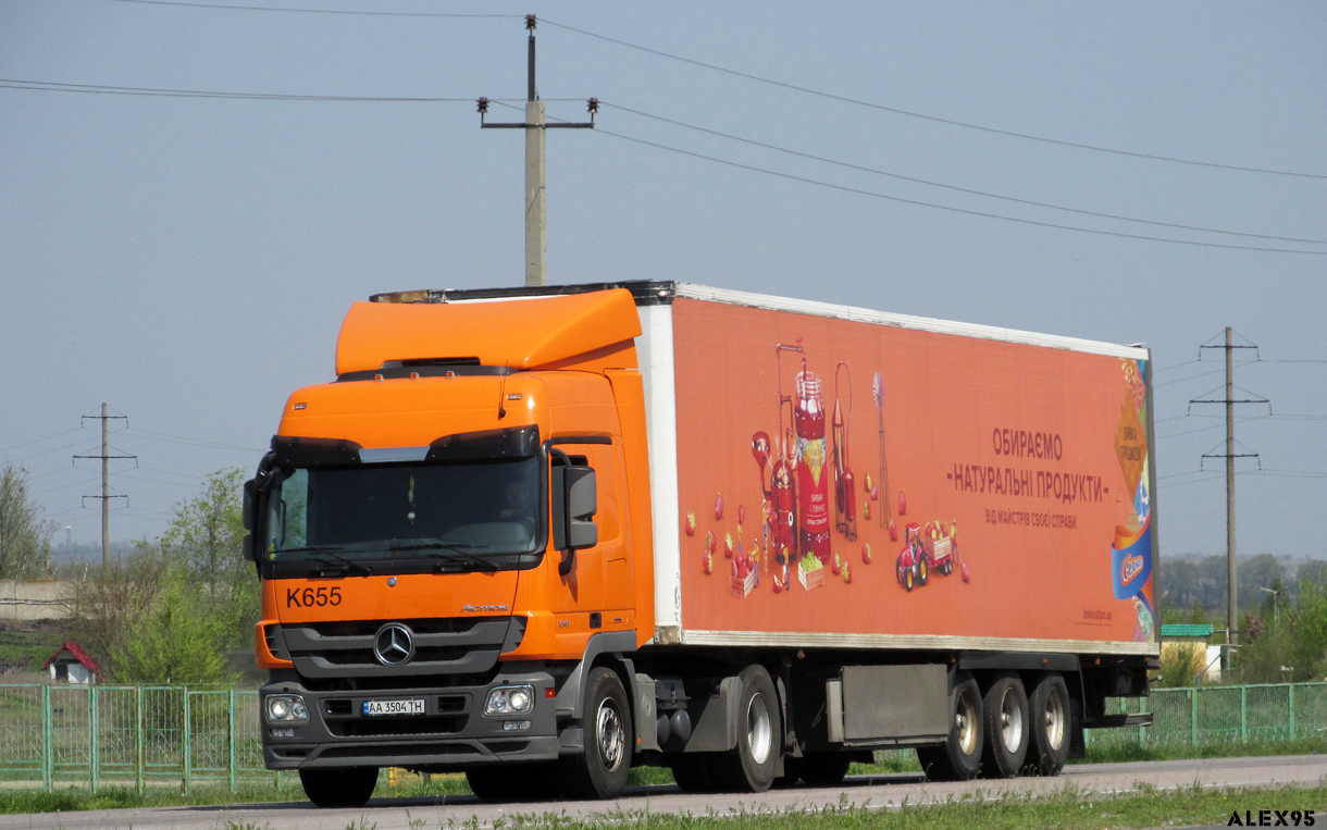 Киевская область, № K655 — Mercedes-Benz Actros ('2009) 1841