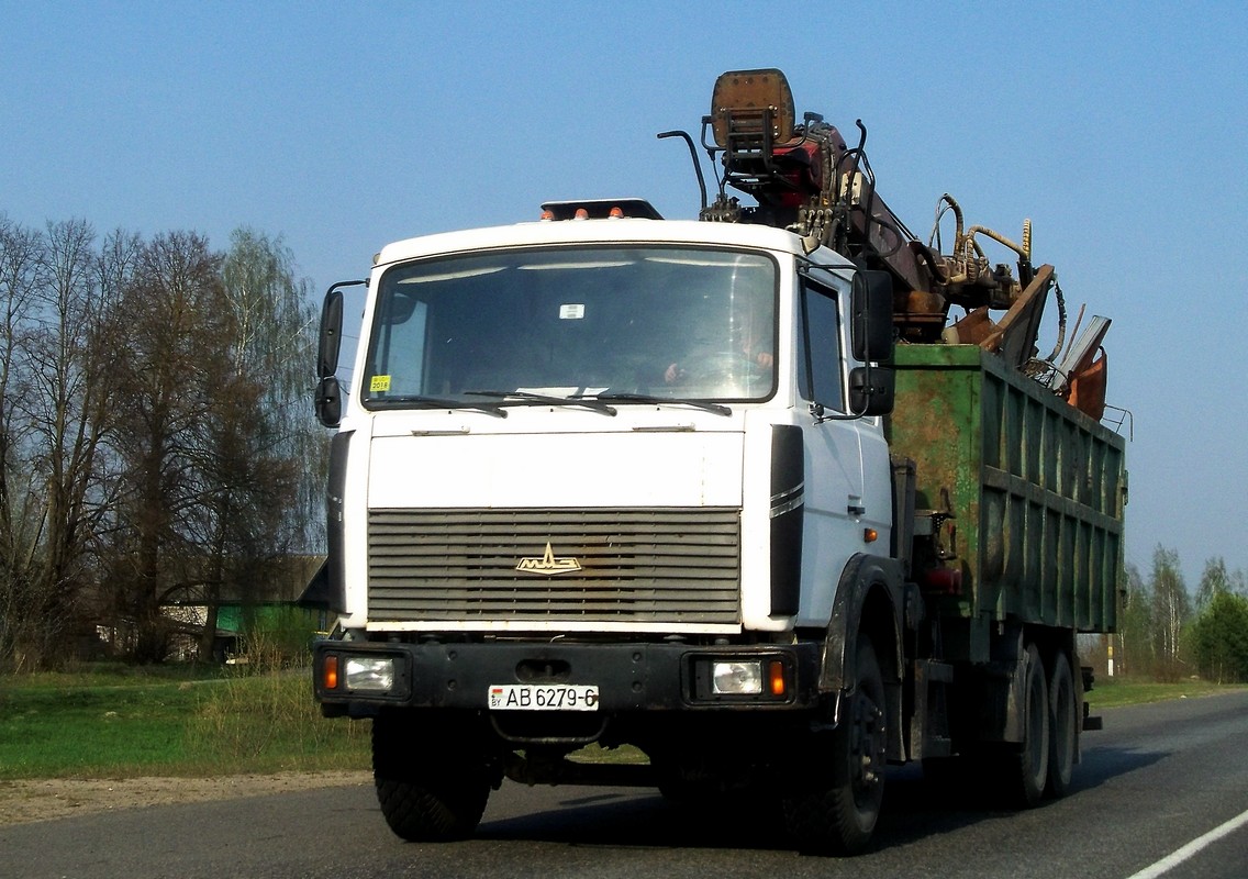 Могилёвская область, № АВ 6279-6 — МАЗ-6303 (общая модель)