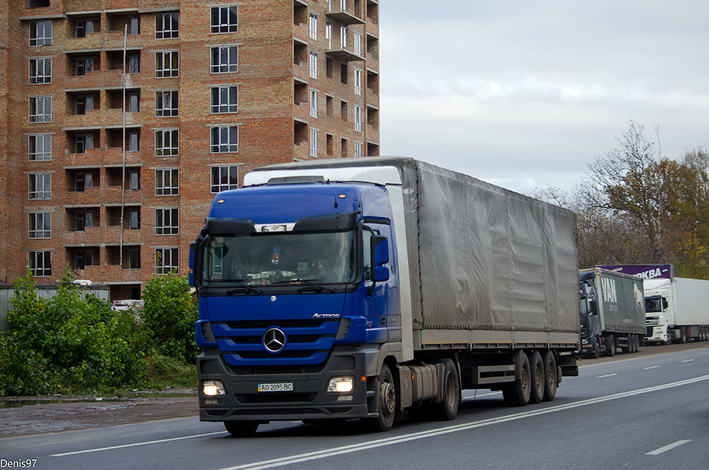 Закарпатская область, № АО 2095 ВС — Mercedes-Benz Actros ('2009) 1844