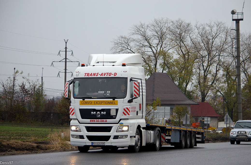 Хмельницкая область, № ВХ 6626 ВХ — MAN TGX ('2007) 18.440