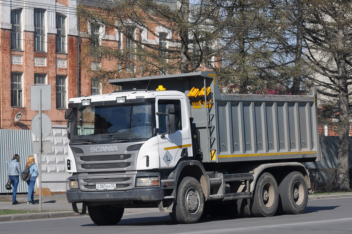 Омская область, № С 387 ЕН 55 — Scania ('2011) P380