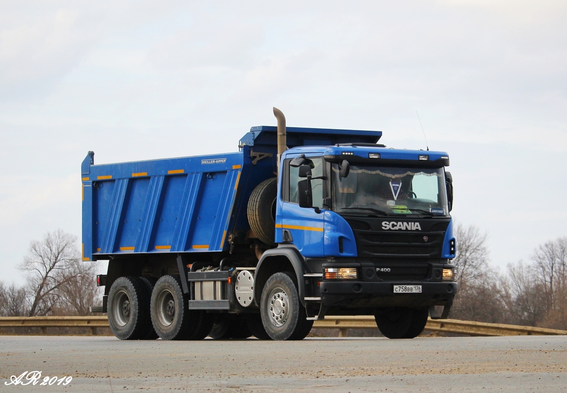 Воронежская область, № С 758 ВВ 136 — Scania ('2011) P400