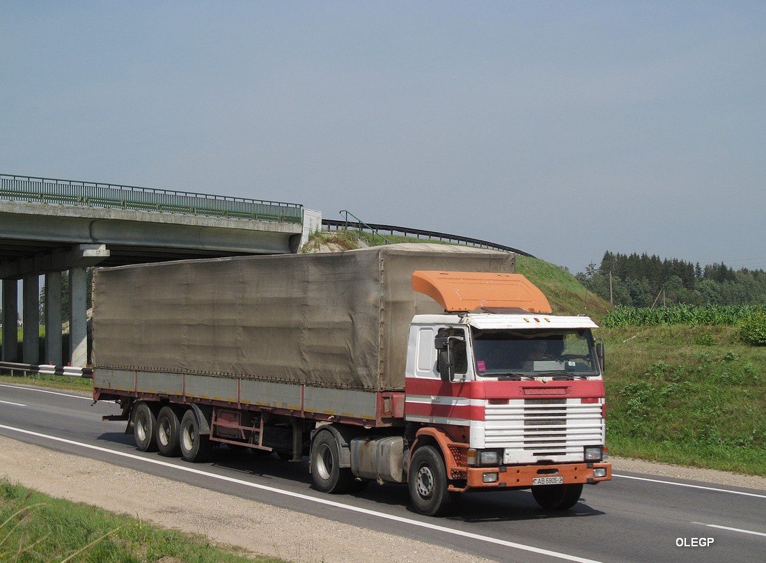 Витебская область, № АВ 6805-2 — Scania (II) (общая модель)