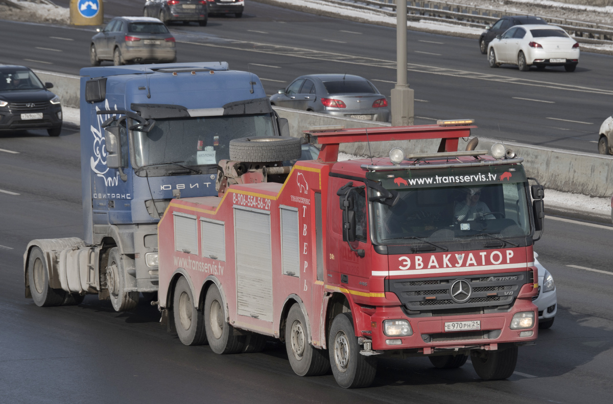 Тверская область, № Е 970 РН 21 — Mercedes-Benz Actros ('2003)