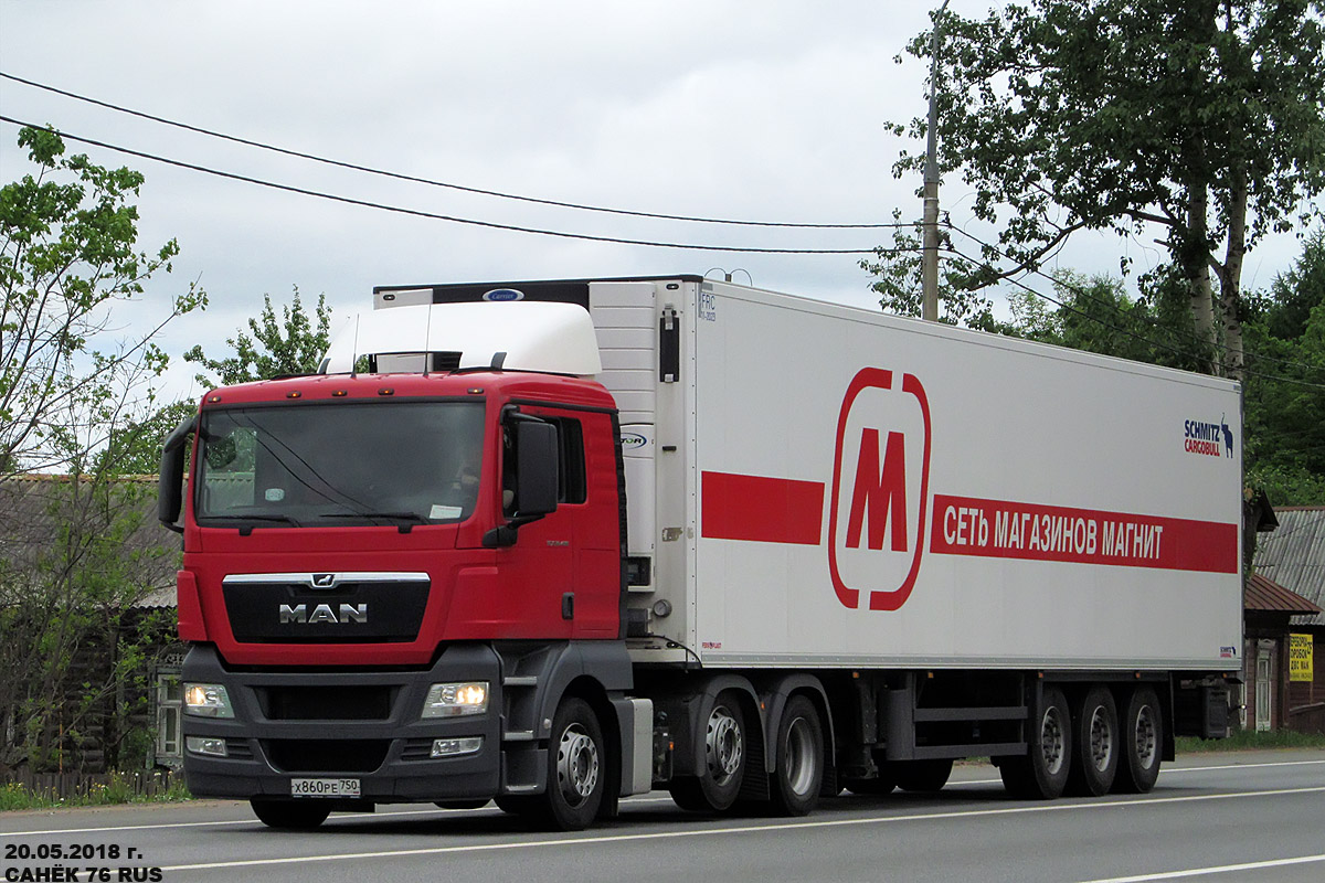 Московская область, № Х 860 РЕ 750 — MAN TGX ('2007) 26.400