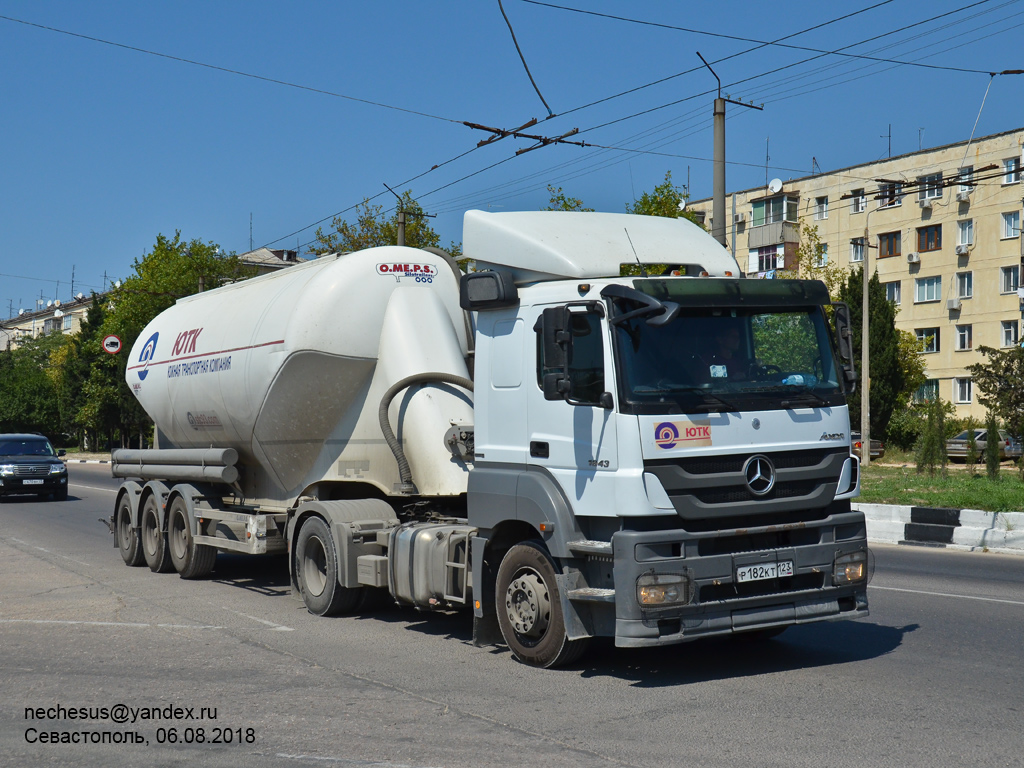 Краснодарский край, № Р 182 КТ 123 — Mercedes-Benz Axor 1843