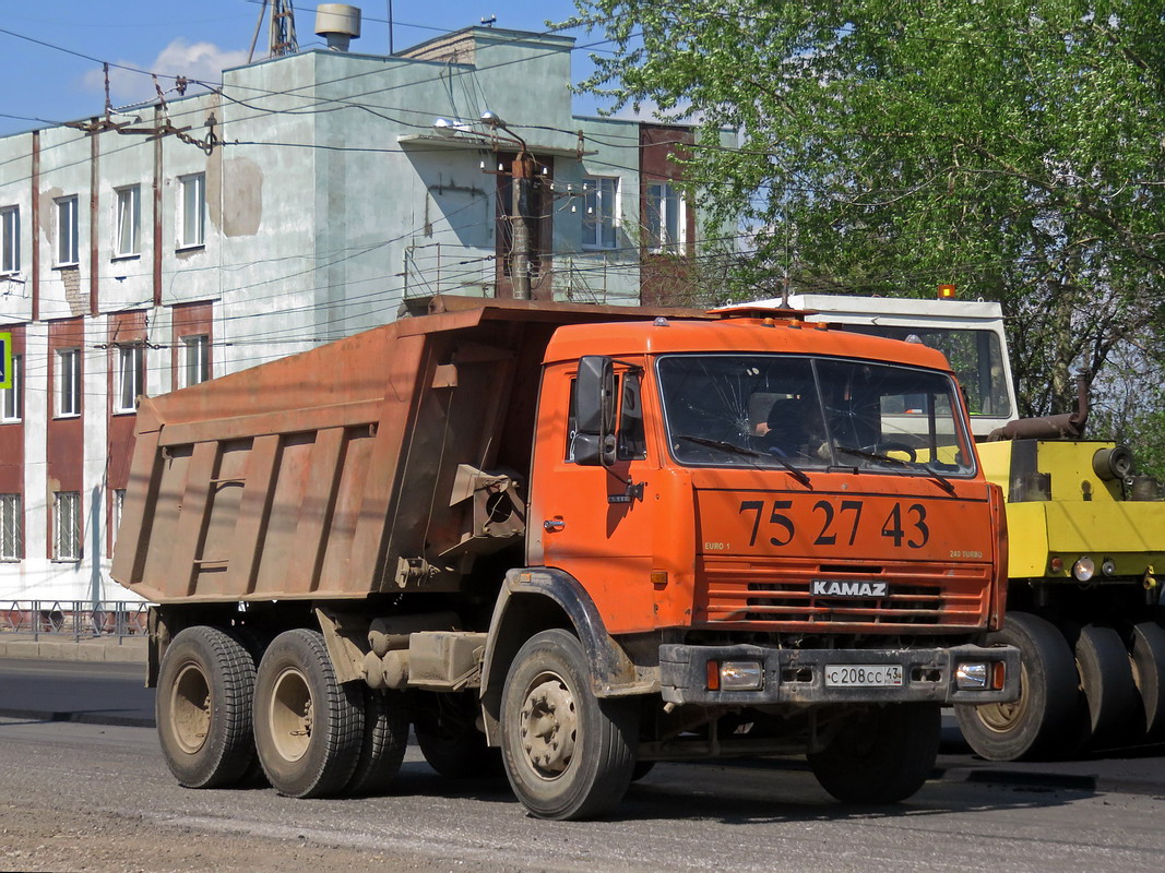 Кировская область, № С 208 СС 43 — КамАЗ-65115 (общая модель)