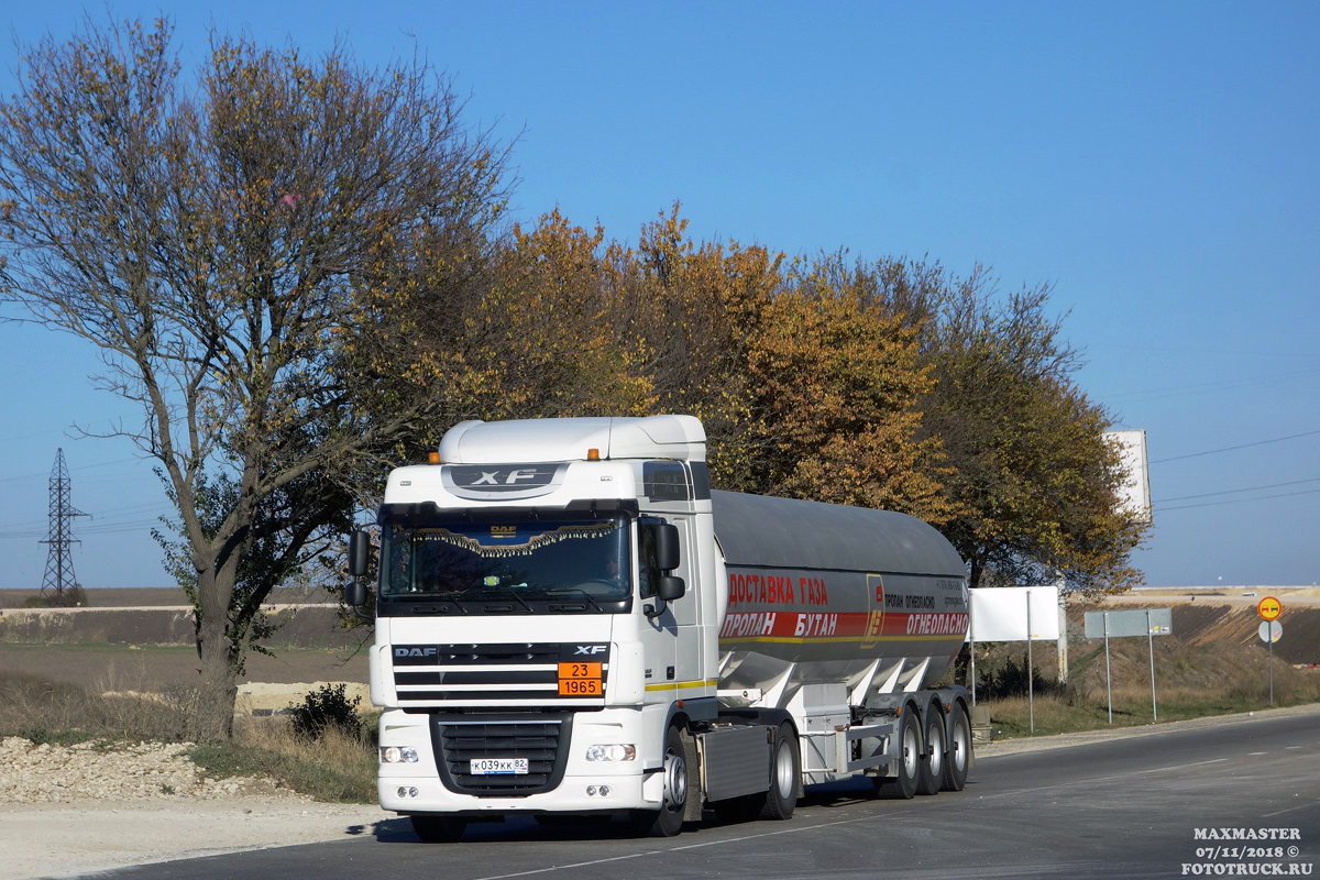 Крым, № К 039 КК 82 — DAF XF105 FT