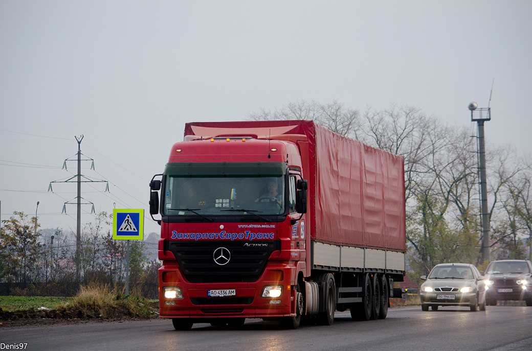 Закарпатская область, № АО 4336 АМ — Mercedes-Benz Actros ('2003) 1844