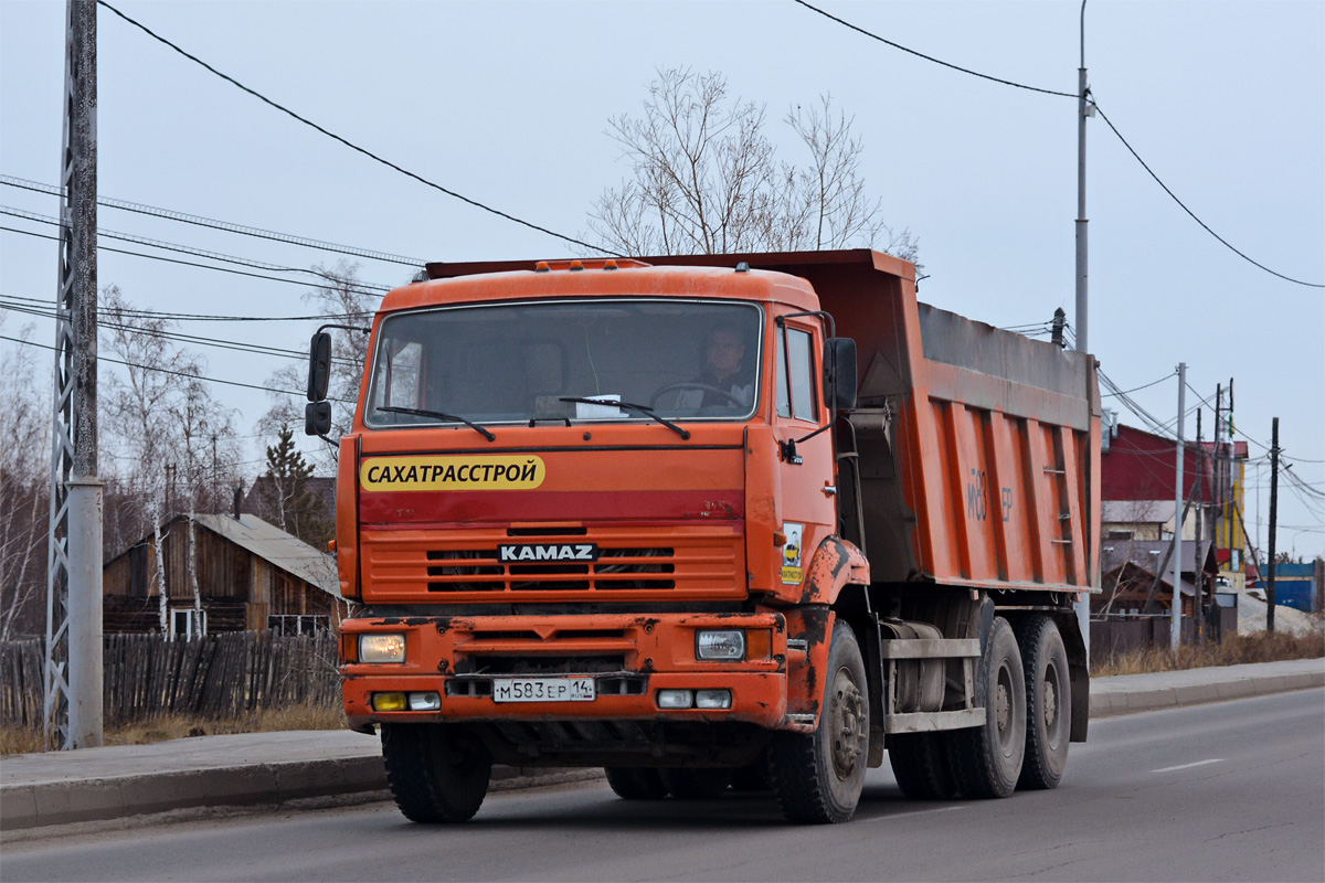 Саха (Якутия), № М 583 ЕР 14 — КамАЗ-6520-06 [65200F]