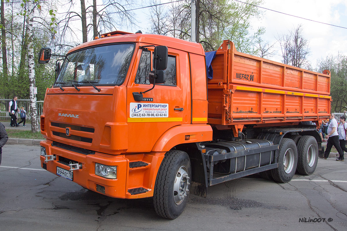 Удмуртия, № В 644 ЕС 18 — КамАЗ-65115-L4