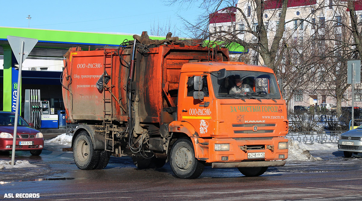 Ленинградская область, № В 248 ТР 47 — КамАЗ-43253-H3