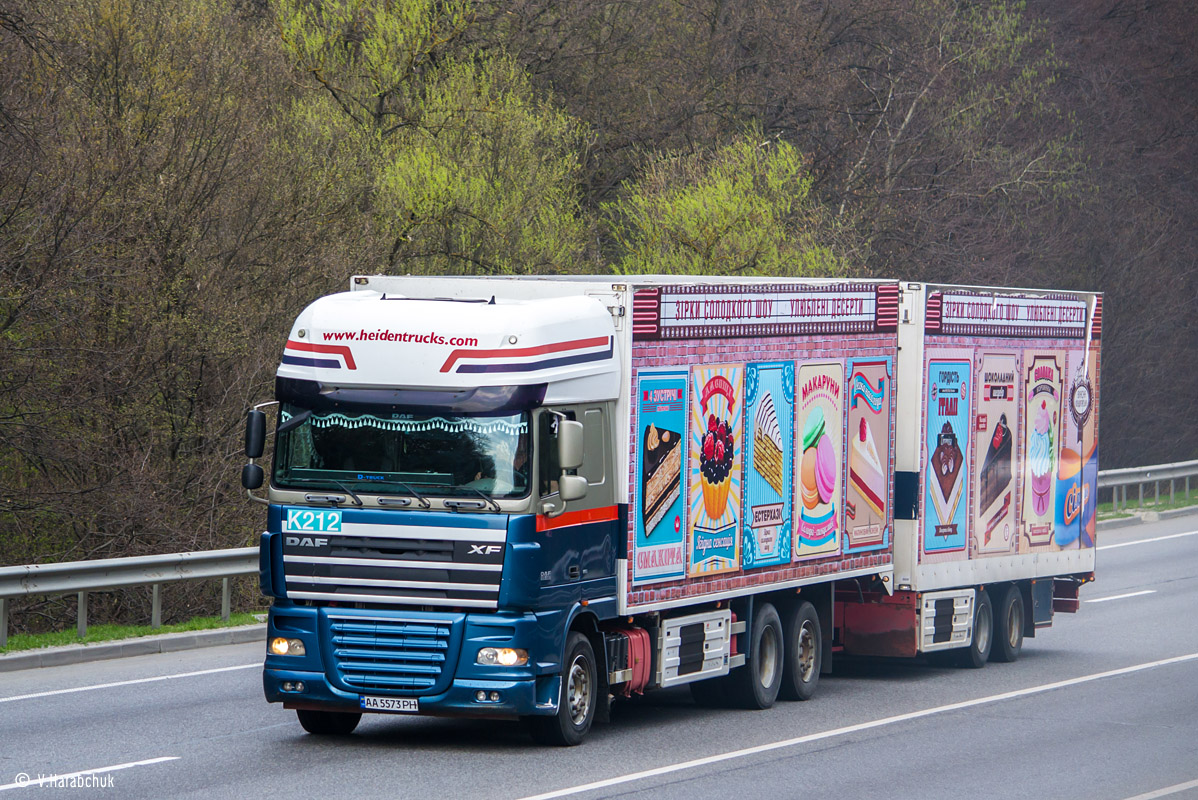 Киевская область, № K212 — DAF XF105 FAR