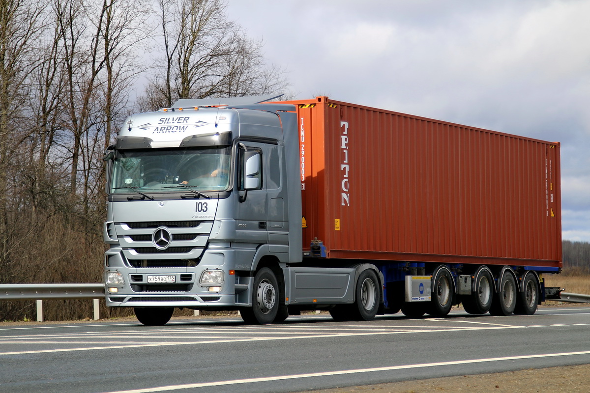 Санкт-Петербург, № Х 759 ВО 178 — Mercedes-Benz Actros ('2009) 1844