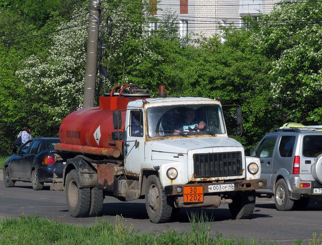 Калужская область, № К 003 ОР 40 — ГАЗ-3309