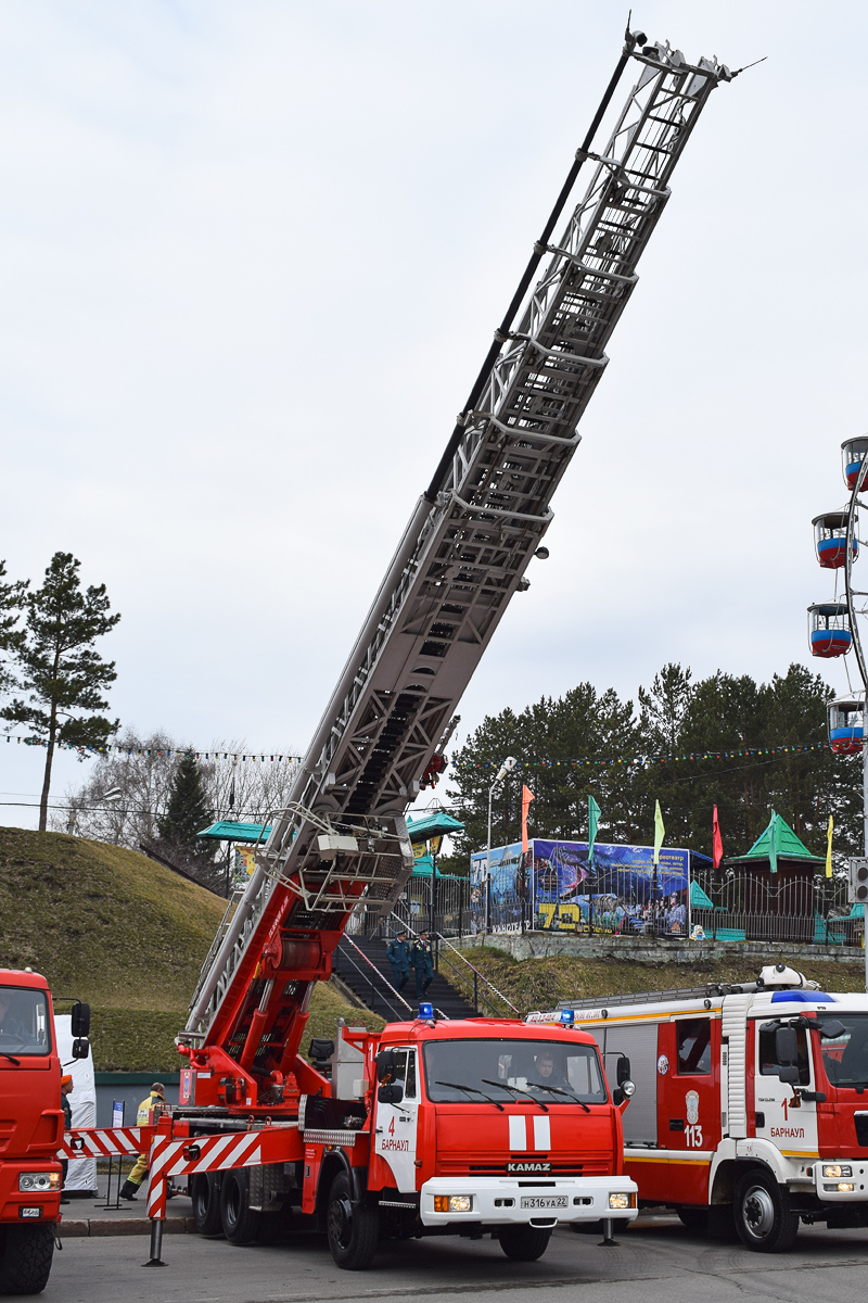 Алтайский край, № 147 — КамАЗ-65115-62; Алтайский край — День пожарной охраны 2019