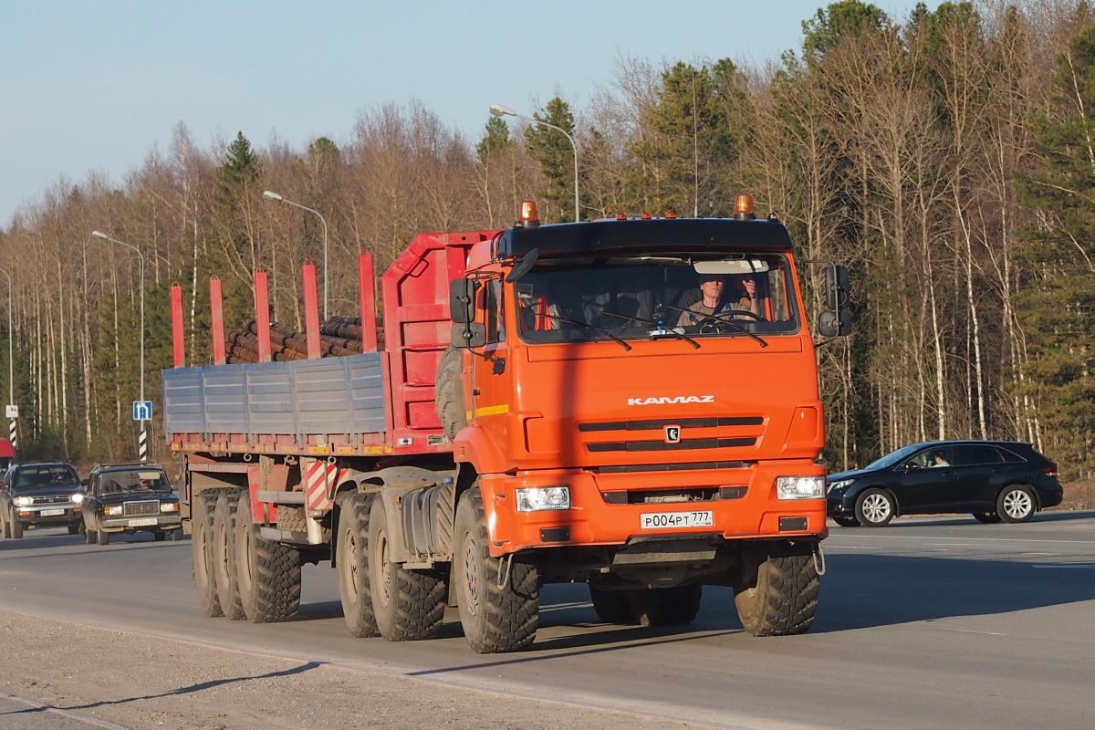 Ханты-Мансийский автоном.округ, № Р 004 РТ 777 — КамАЗ-53504-50