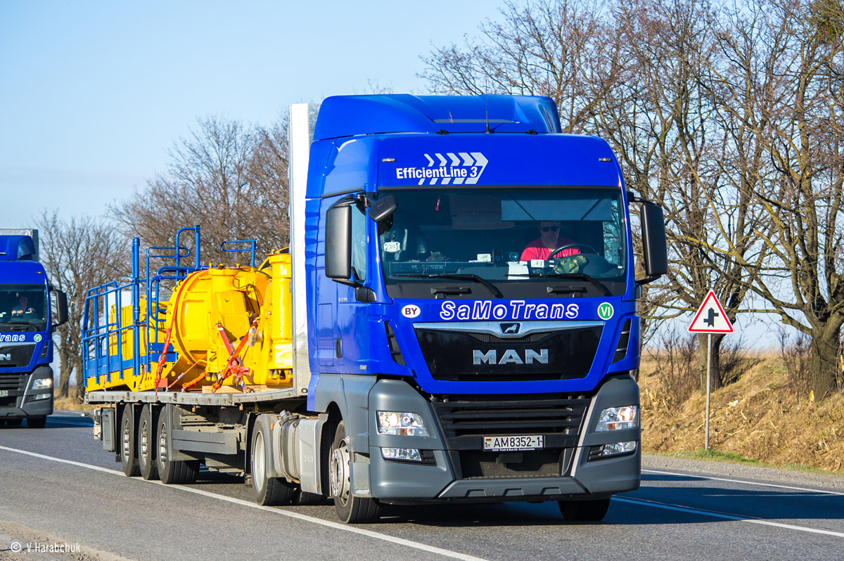 Брестская область, № АМ 8352-1 — MAN TGX ('2016) 18.460