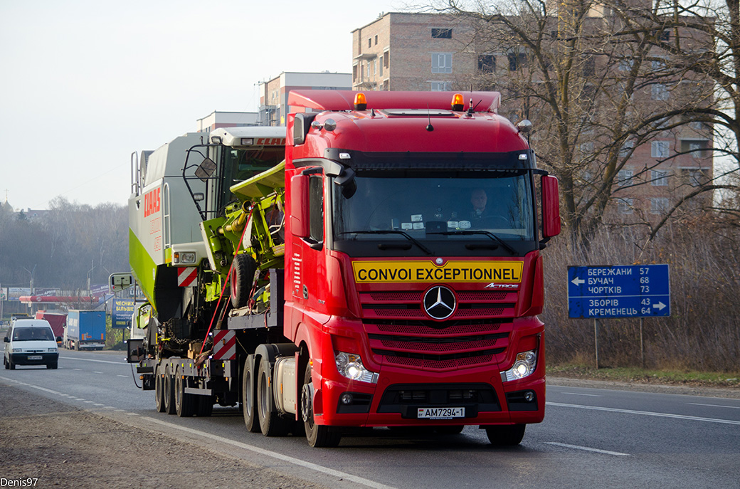 Брестская область, № АМ 7294-1 — Mercedes-Benz Actros ('2011)