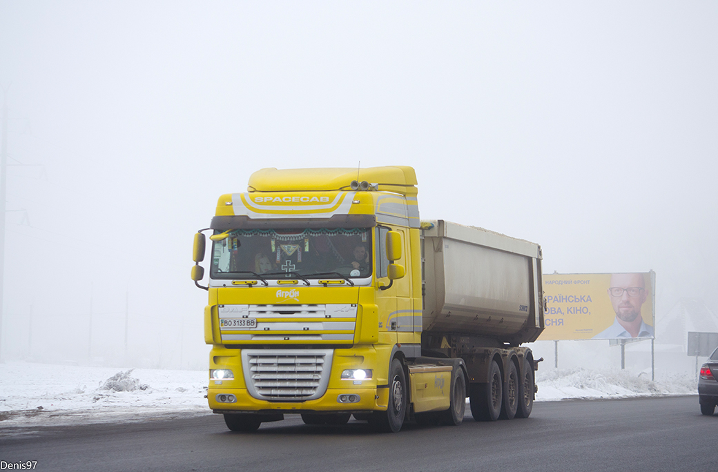 Тернопольская область, № ВО 3133 ВВ — DAF XF105 FT