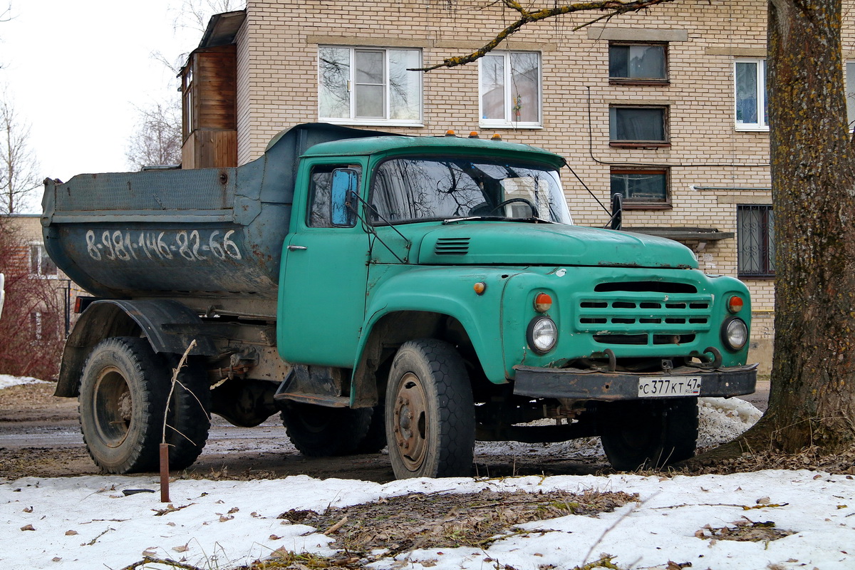 Ленинградская область, № С 377 КТ 47 — ЗИЛ-130Д1